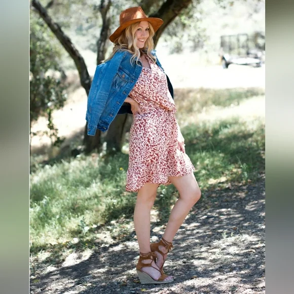 Cabi Dresses | Cabi Sienna Dress X-Small | Color: Orange | Size: Xs | Cynthiak0412's Closet